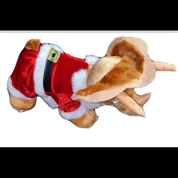 Build A Bear Triceratops Dinosaur Plush Stuffed Animal Retired Christmas BAB - Picture 3 of 8